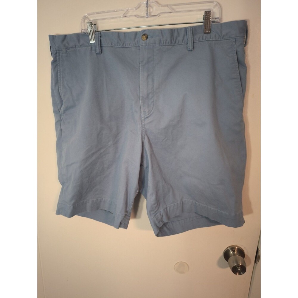 Polo Ralph Lauren Relaxed Fit Size 40 Chino Shorts Baby Blue Flat Front Preppy